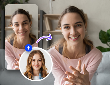 일상생활 사진 얼굴 스왑