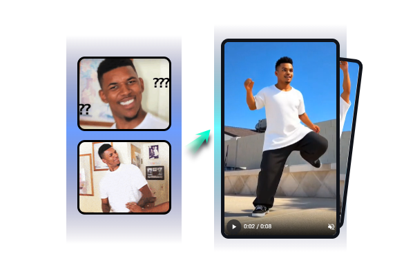 재밌는 밈 영상 AI 바디 스왑