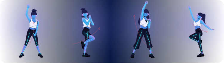 AI 댄스 동작 템플릿