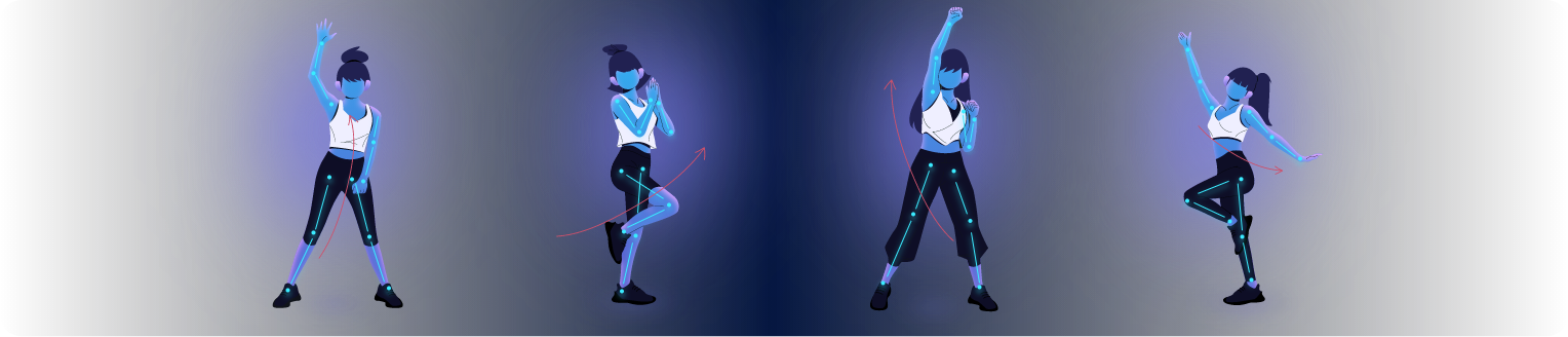 AI 댄스 동작 템플릿